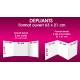 DEPLIANT 63 X 21 CM