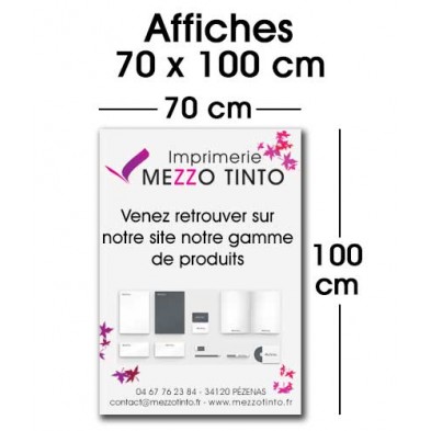 AFFICHE 70 X 100 CM