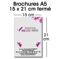 BROCHURE 15 X 21 CM Sans couverture