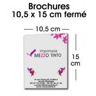 BROCHURE 10,5 x 15 cm - Avec couverture