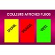 AFFICHE FLUO A2 (40 x 60 cm) - couleur papier