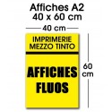 Affiche fluo A2 (40 x 60 cm)