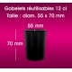 GOBELET REUTILISABLES 12 CL - Taille Gobelet