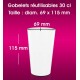 GOBELET REUTILISABLES 30 CL - Taille gobelet