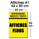 Affiche fluo A1 (60 x 80 cm)