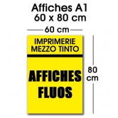 Affiche fluo A1 (60 x 80 cm)