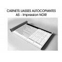 Carnet liasses autocopiantes A5 - Imp. Noir