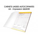 Carnet liasses autocopiantes A4 - Imp. Quadri