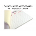 Carnet liasses autocopiantes A6 - Imp. Quadri