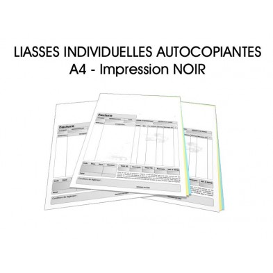 Liasses autocopiantes A4 - Imp. Noir