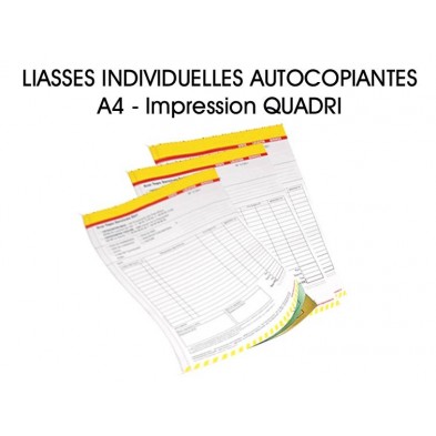 Liasses autocopiantes A4 - Imp. Quadri