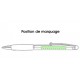 Stylo SAGURSILVER - Marquage
