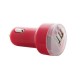 Chargeur de voiture USB DENOM - Rouge