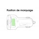 Chargeur de voiture USB DENOM - Marquage