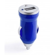 Chargeur de voiture USB HIKAL - Bleu