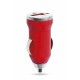 Chargeur de voiture USB HIKAL - Rouge