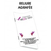 RELIURE AGRAFEE